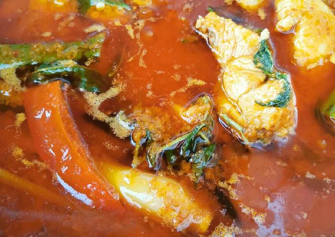 Resipi Asam Pedas Ayam Oleh Zahidah Abdul Aziz Cookpad