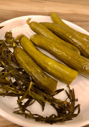 عکسی از دستور خیار شو‌ر خانگی