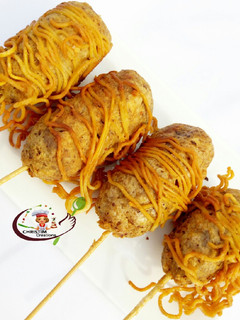 A picture of Noodles yam nuggets.