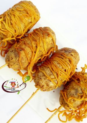 A picture of Noodles yam nuggets.