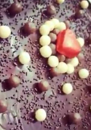 صورة لوصفة كعكه بالشكولاته