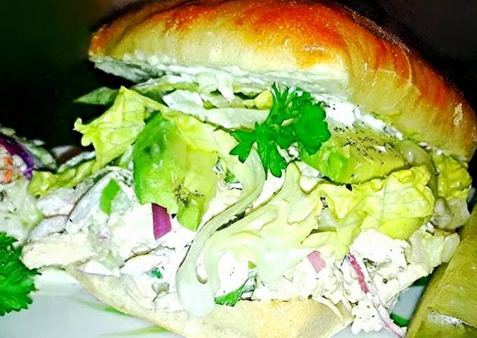 Mike's Chicken Ciabatta & Cole Slaw