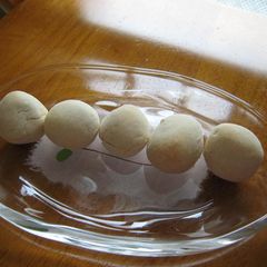 A picture of Egg/Gluten/Milk/Oil-Free Puff Ball Cookies.