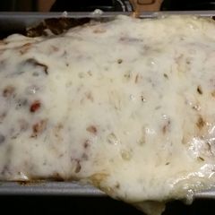 A picture of Bacon, Mushroom, Swiss Meatloaf.