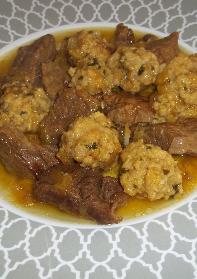 Una foto de Ternera a tacos y albóndigas