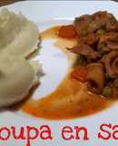 Choupa (pota) en salsa