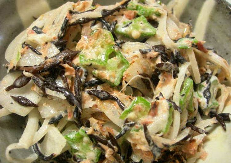 Step-by-Step Guide to Prepare Favorite Hijiki Seaweed and Okra Salad