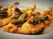 Una foto de pincho de boquerón