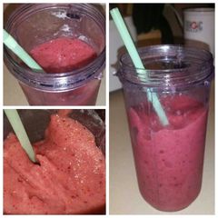 A picture of Alee's Strawberry Smoothie Fix.