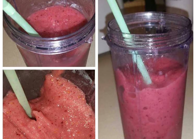 Step-by-Step Guide to Make Any-night-of-the-week Alee&#39;s Strawberry Smoothie Fix
