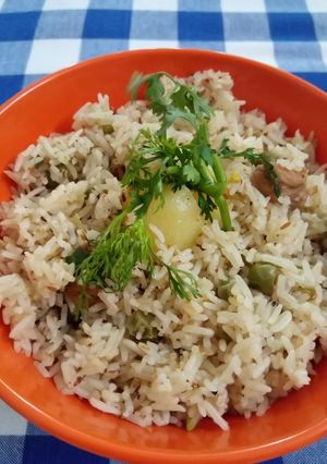 A picture of Plain pulao.