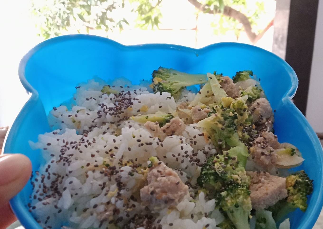 Tumis Brokoli Bakso Telur Sehat