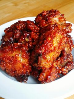 Hình của món Gà rán sốt cay.