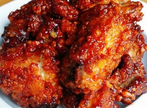 Hình của món Gà rán sốt cay.