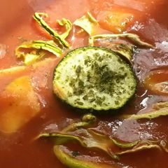 A picture of Sig's Gazpacho.