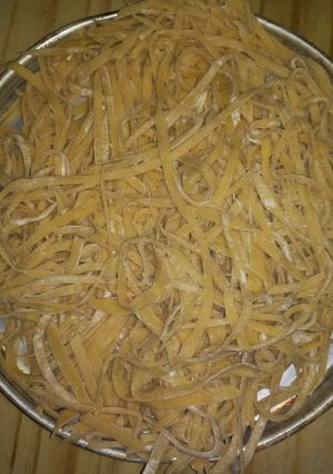 Una foto de Fideos caseros