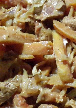A picture of Meditteranean Curry Stirfry.