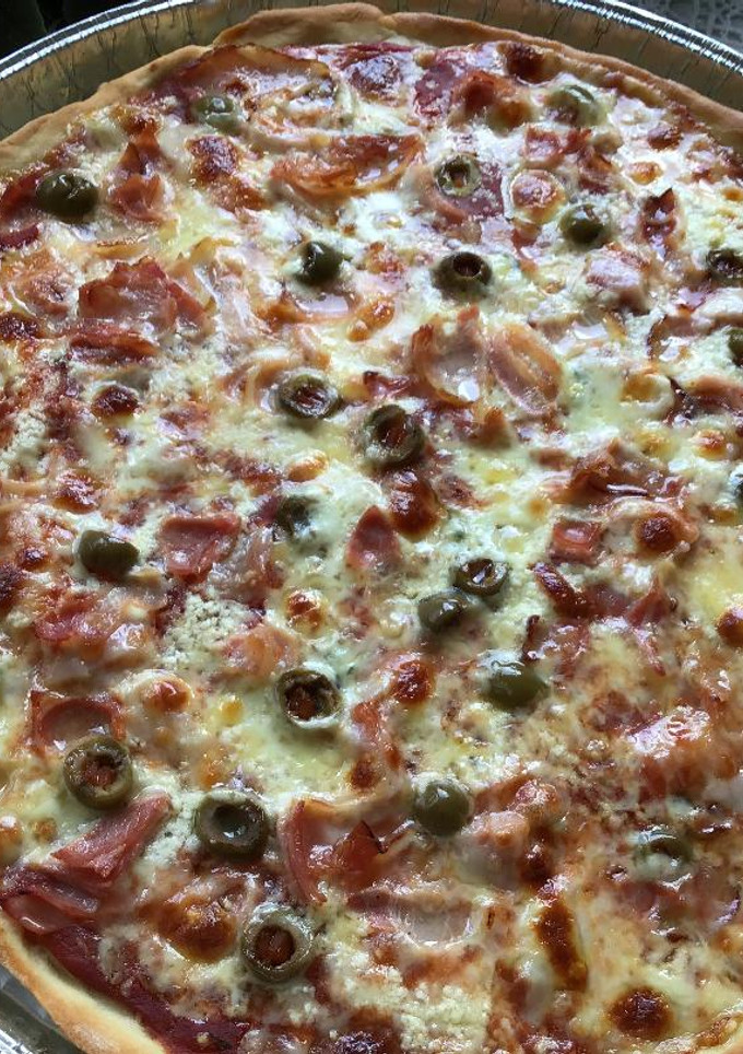 Una foto de Pizza casera