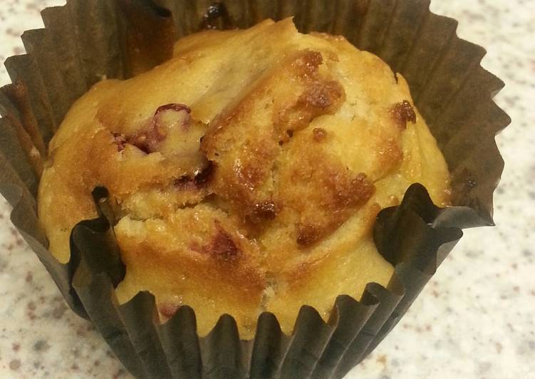 Simple Way to Make Favorite Raspberry and white chocolate muffins