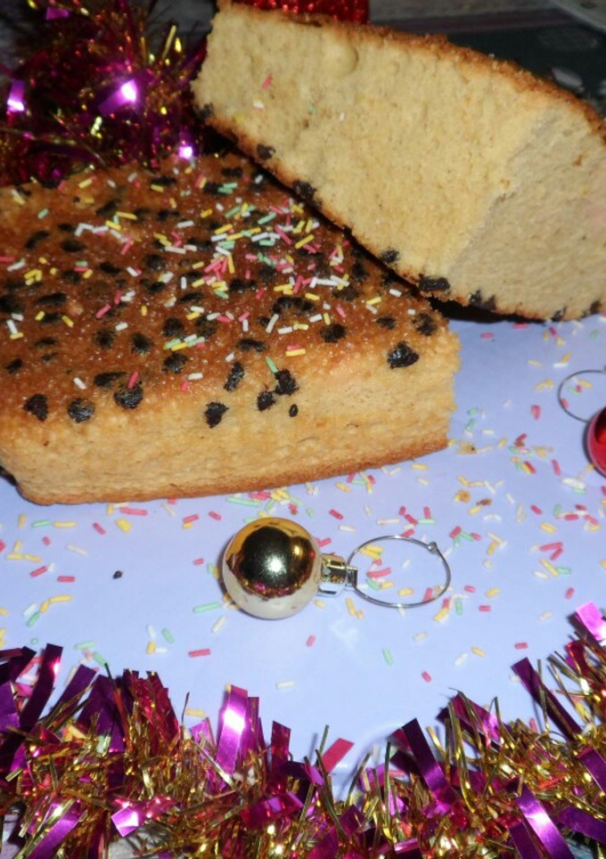 Una foto de Bizcocho de baileys con gotas de chocolate