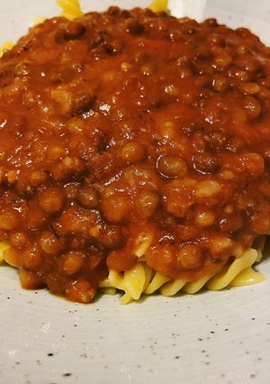 Lencse bolognai (vegán) recept fotója