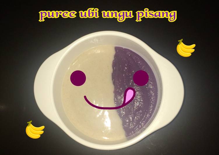 Resep Puree ubi ungu pisang + evoo - MpAsi yang Bisa Manjain Lidah