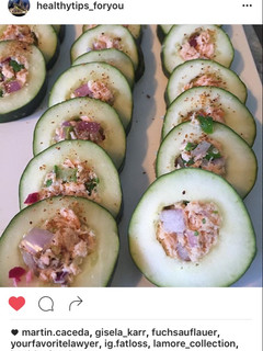 Una foto de Sushi pepino roll