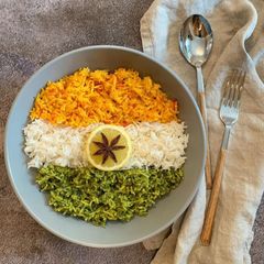 Triranga pulao A picture of Triranga pulao.