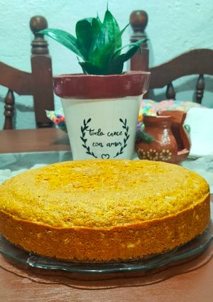 Una foto de Pastel integral de zanahoria 🥕