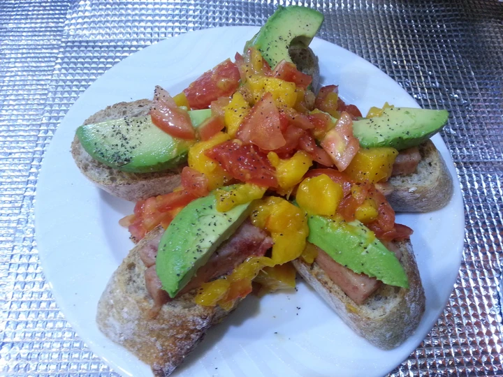 Simple Way Make Recipe Mango salsa avocado and spam tapa that is Delicious, Tasty}