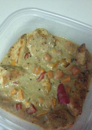 A picture of Chicken Fricassee.