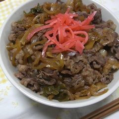 A picture of Beef Rice Bowl (Gyudon) in 10 Minutes.