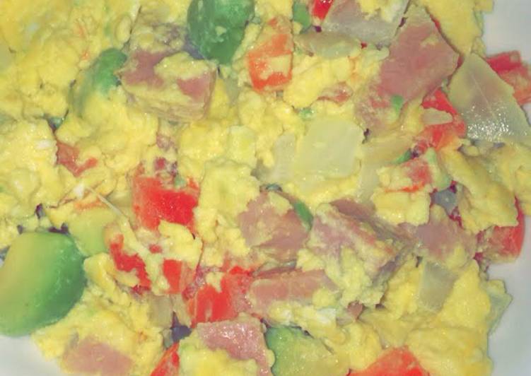 Recipe of Any-night-of-the-week Loaded Scrambled Eggs