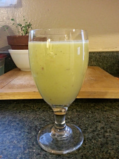 A picture of Avocado + Evoo Smoothie.