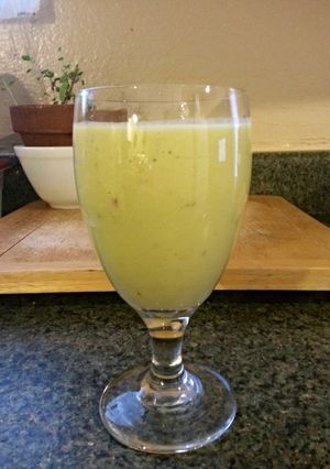 A picture of Avocado + Evoo Smoothie.