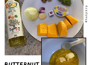 Foto resep Mpasi 6 bulan: kabocha/labu kuning telur puyuh | butternut quail eggs