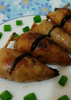 A picture of Stuffed squid.