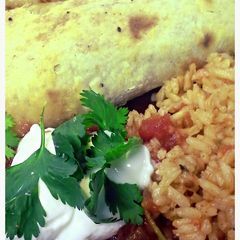 A picture of Baked Chimichangas.