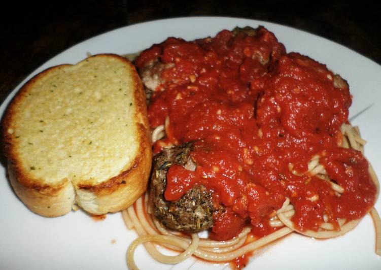 Simple Way to Make Homemade Spaghetti and Meatballs