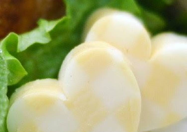 Cute Checked Cheese Hearts
