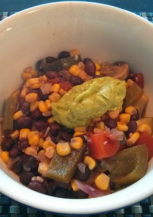 A picture of Summer Vegetarian Chili.