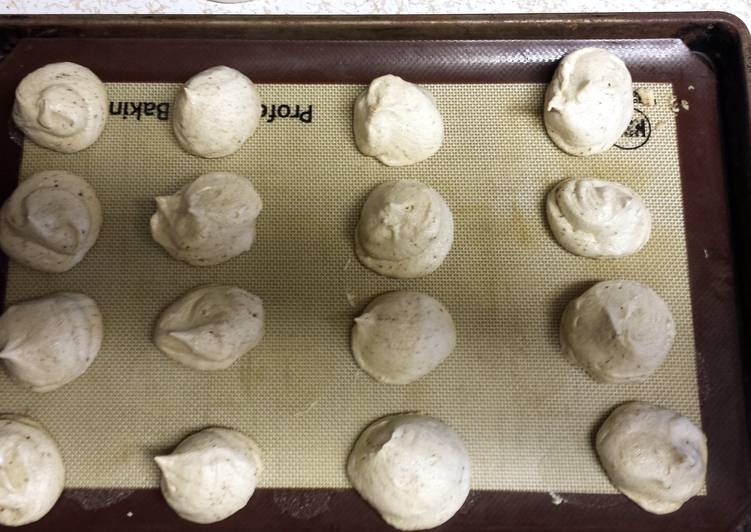 Steps to Make Homemade coffee meringue cookies