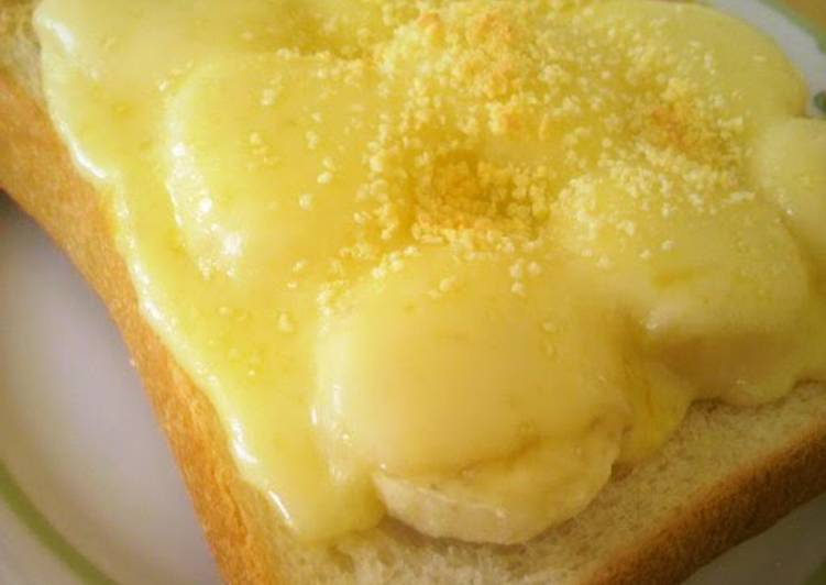 Recipe of Award-winning Ripe Banana and Cheese Toast