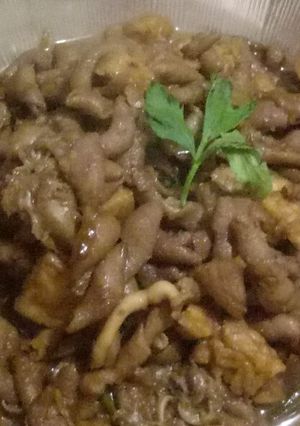 Foto resep Usus ayam masak kecap