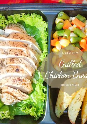 A picture of Simple Grilled Chicken Breast on Teflon.
