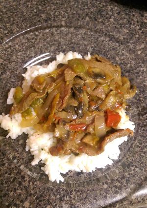 A picture of Sweet and Spicy Pepper Steak.