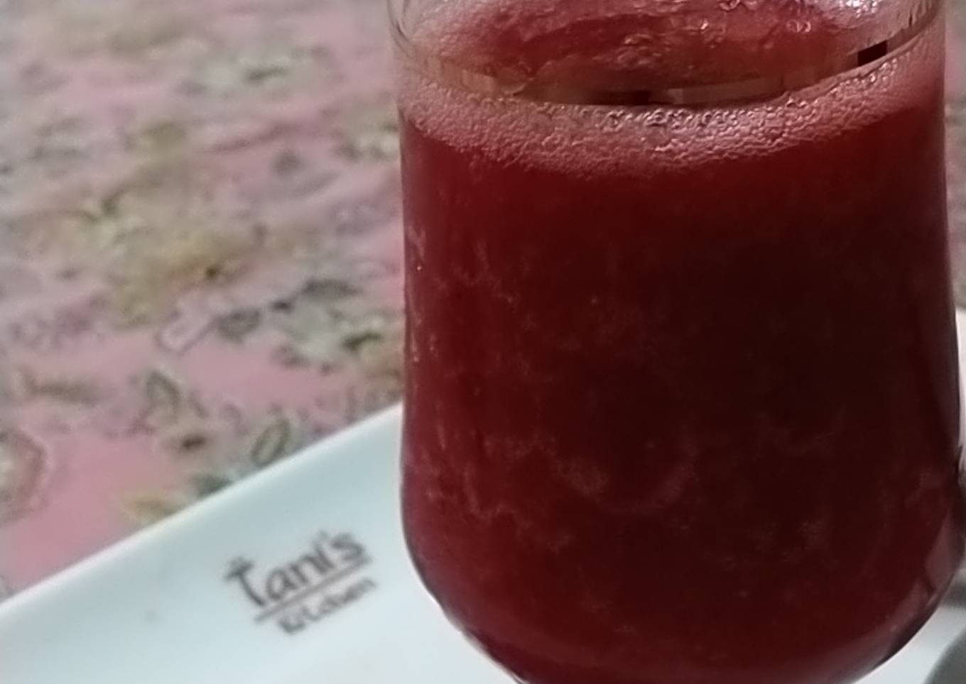 Strawberry slush