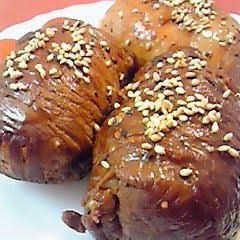 A picture of Meat-Wrapped Onigiri For Picnics and Outings!.