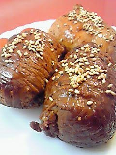 A picture of Meat-Wrapped Onigiri For Picnics and Outings!.