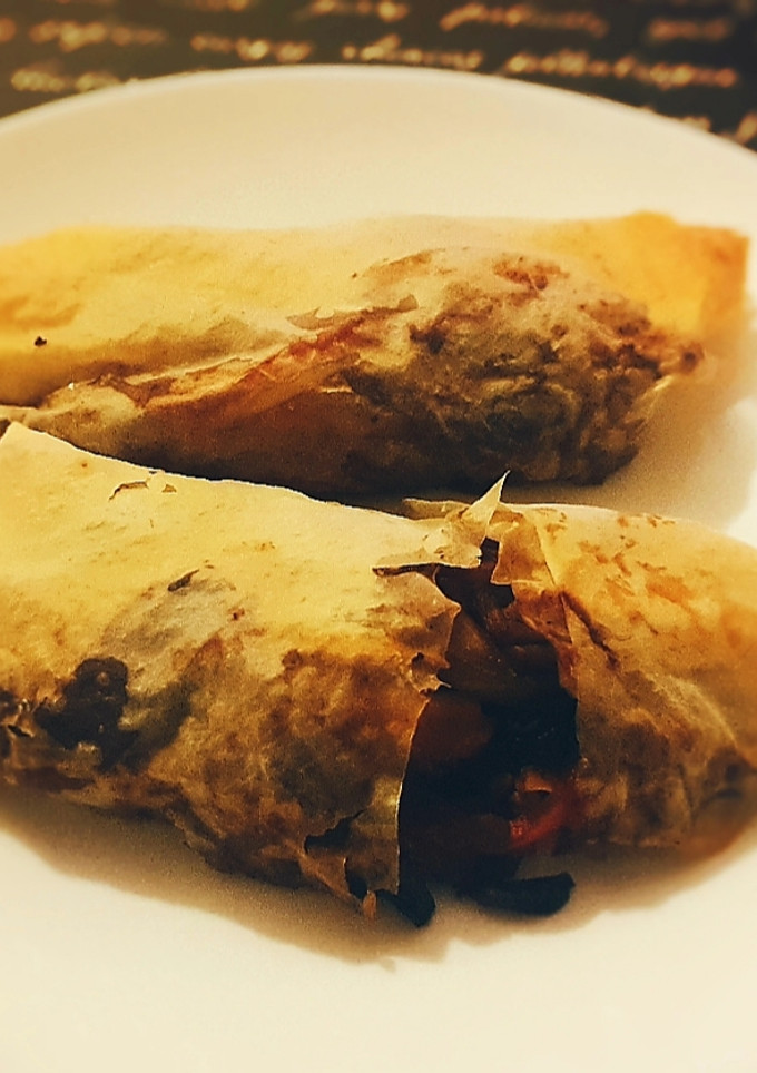 Una foto de Rollitos a mi manera
